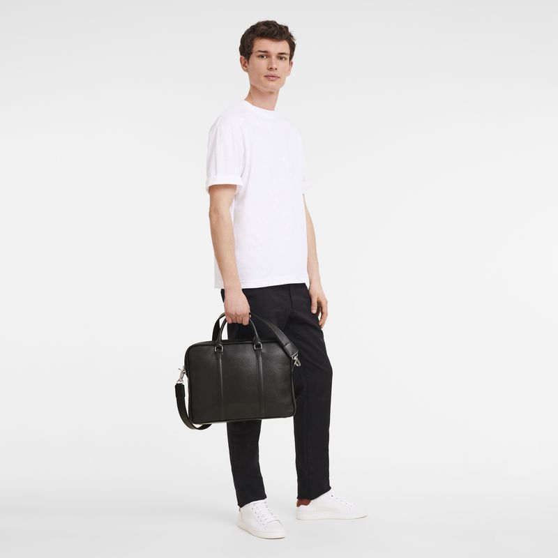 Longchamp Le Foulonné Xs Men Briefcase Brown | Australia-201BGFRHN