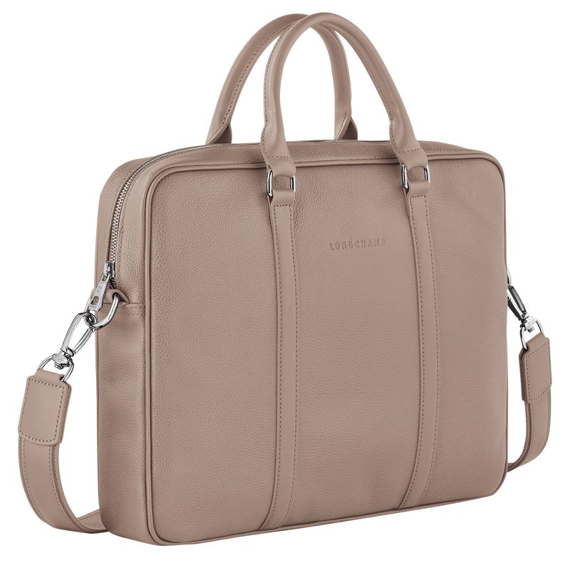 Longchamp Le Foulonné Xs Women Briefcase Beige | Australia-607ZHFPUI