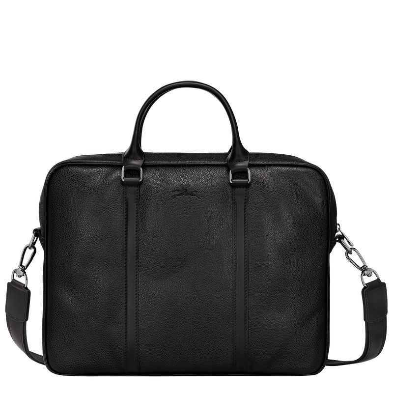 Longchamp Le Foulonné Xs Women Briefcase Black | Australia-178UQODSB