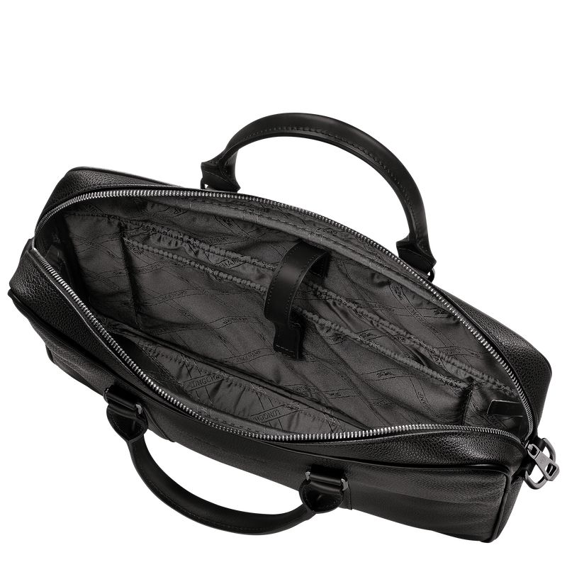 Longchamp Le Foulonné Xs Women Briefcase Black | Australia-178UQODSB