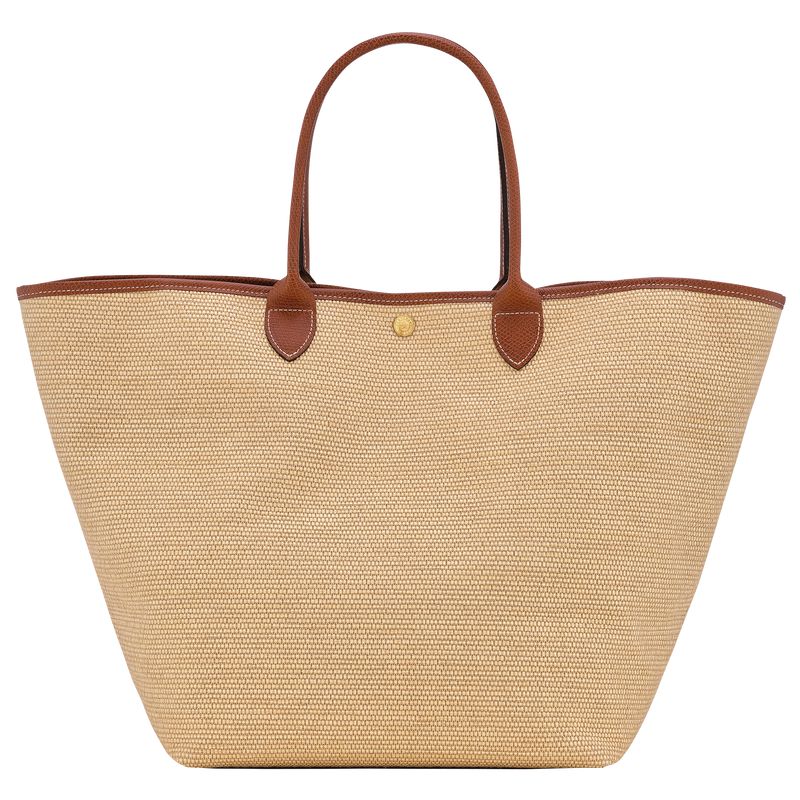 Longchamp Le Pliage Collection L Basket Women Tote Bag Brown | Australia-495GBYKLE