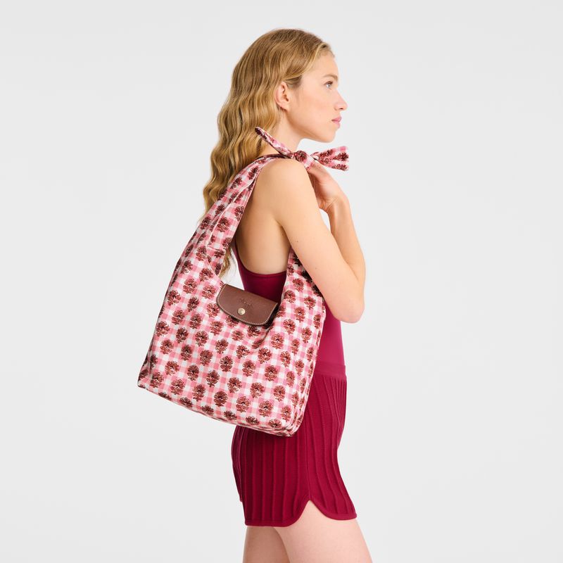 Longchamp Le Pliage Collection M Women Shoulder Bag Pink | Australia-745DNIUSE
