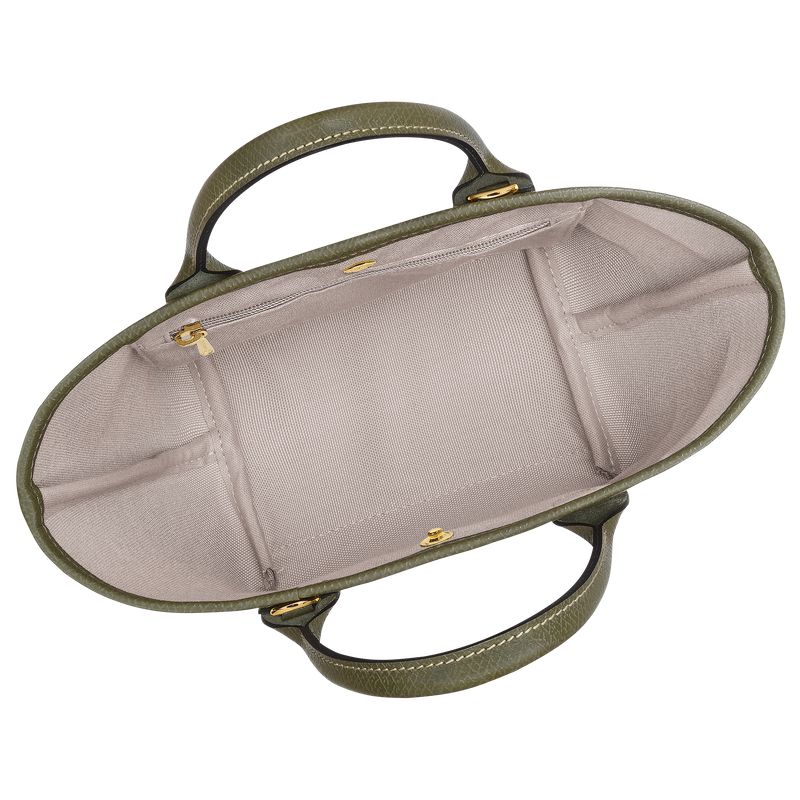 Longchamp Le Pliage Collection Xs Basket Women Tote Bag Brown / Olive | Australia-596WKCBGE