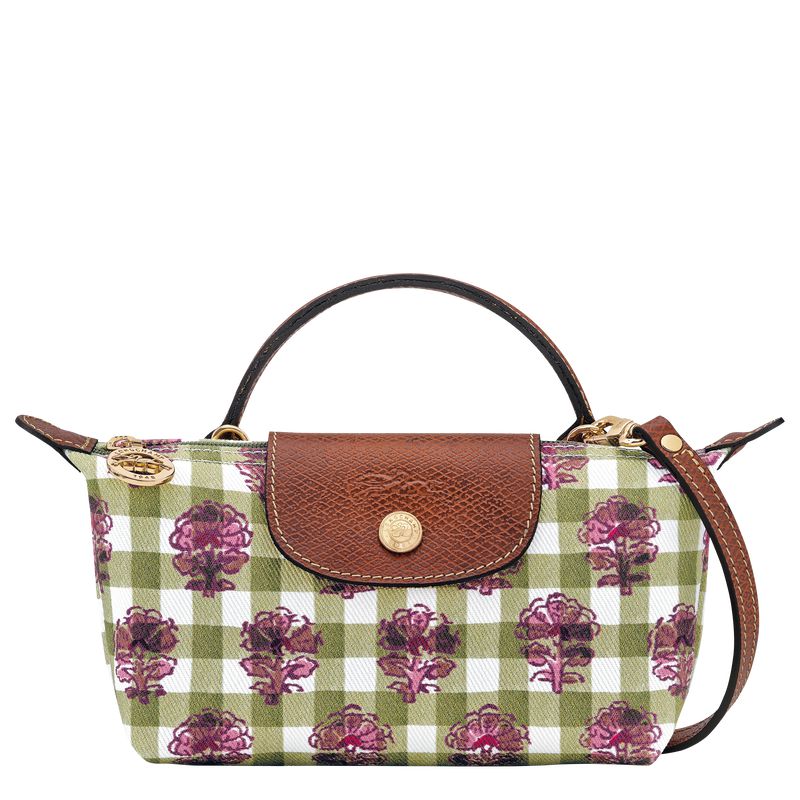 Longchamp Le Pliage Collection Xs Women Pouch Olive | Australia-927RKTMVH