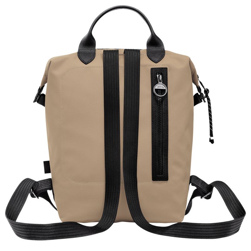 Longchamp Le Pliage Energy L Men Backpack Brown | Australia-590BHSNWO