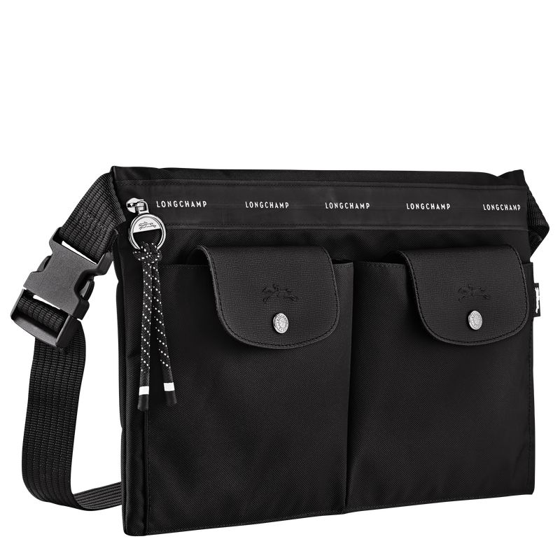 Longchamp Le Pliage Energy L Men Crossbody Bag Black | Australia-341JYDMSZ