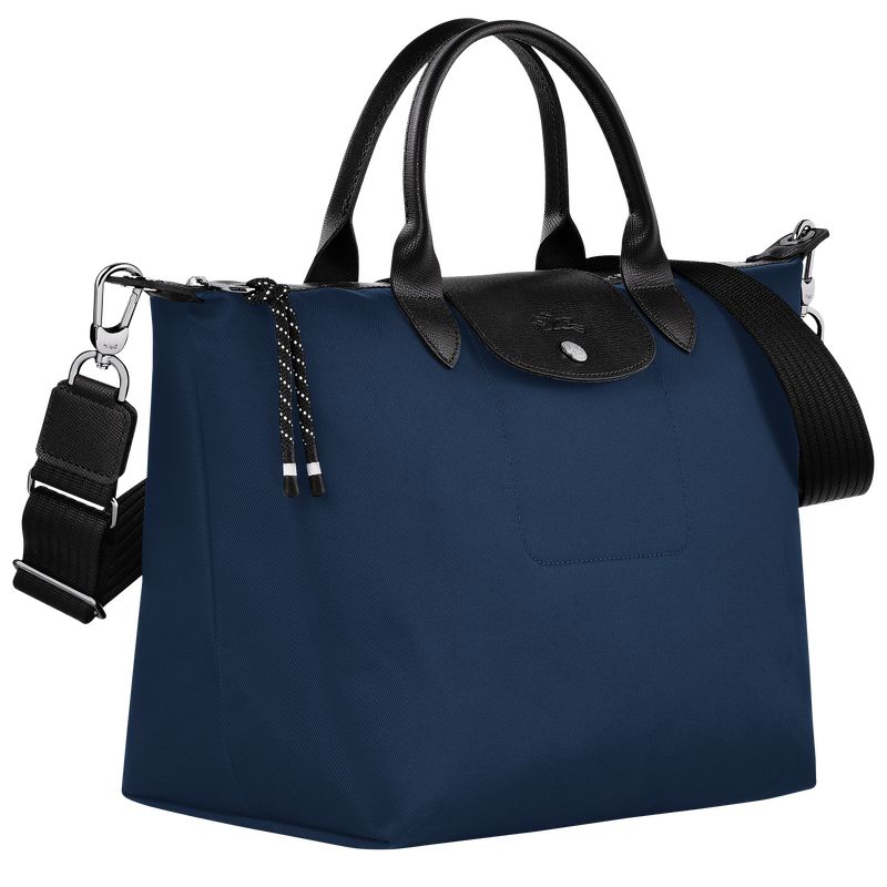 Longchamp Le Pliage Energy L Men Handbag Navy | Australia-639GAPYZK