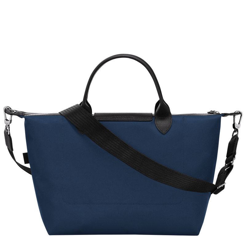 Longchamp Le Pliage Energy L Men Handbag Navy | Australia-639GAPYZK