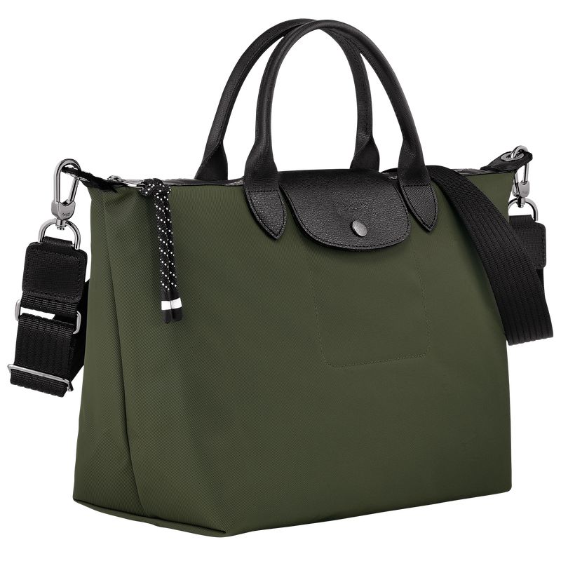 Longchamp Le Pliage Energy L Men Handbag Khaki | Australia-796ICGMVP