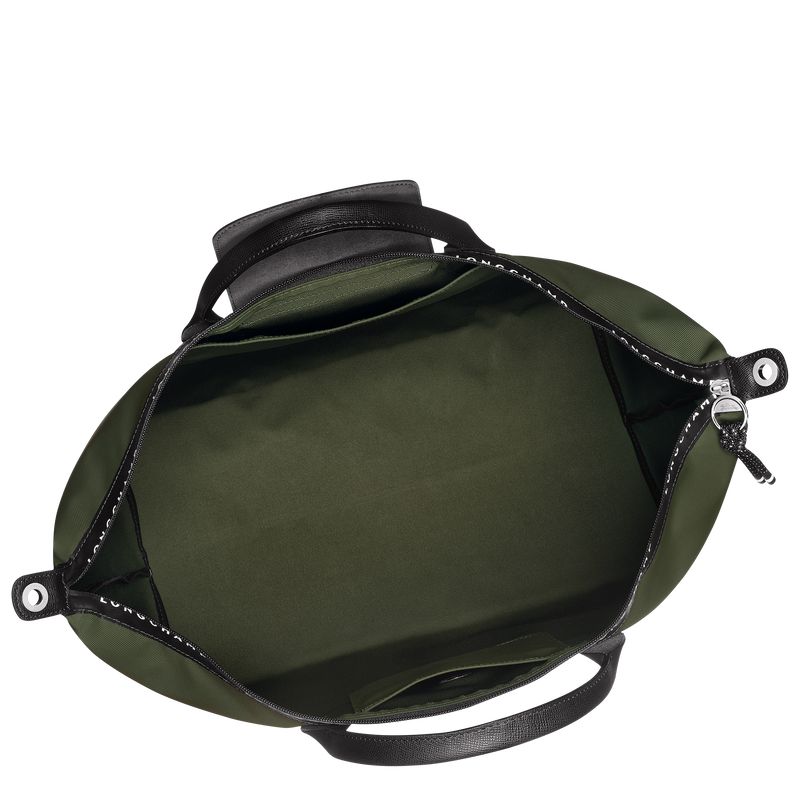 Longchamp Le Pliage Energy L Men Travel Bag Khaki | Australia-895VNCGHU