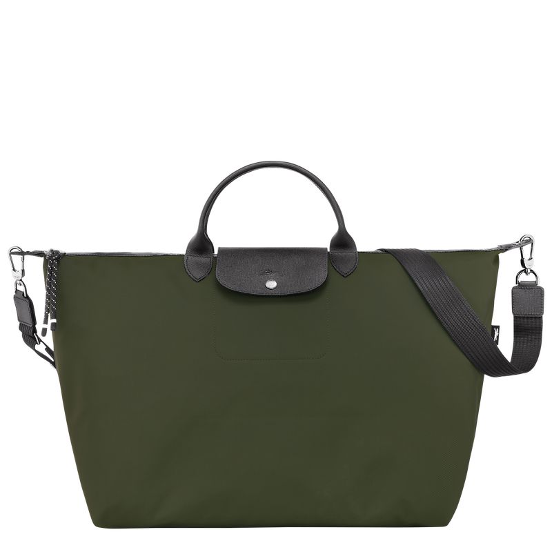 Longchamp Le Pliage Energy L Men Travel Bag Khaki | Australia-895VNCGHU
