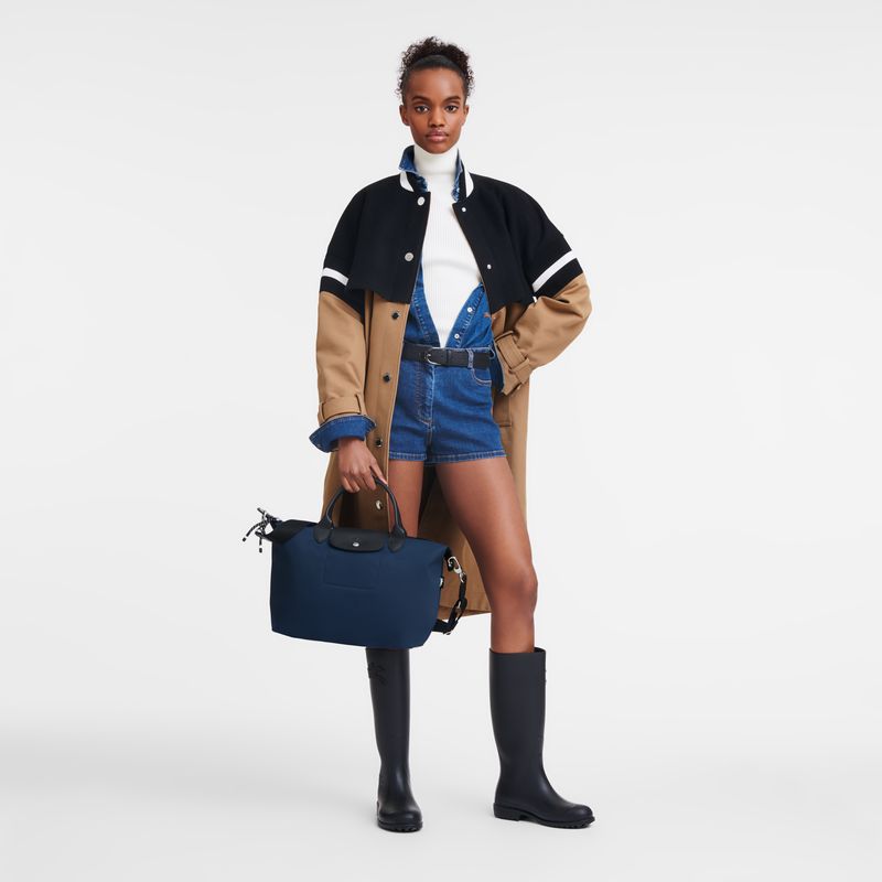 Longchamp Le Pliage Energy L Women Handbag Navy | Australia-301PLOYXR