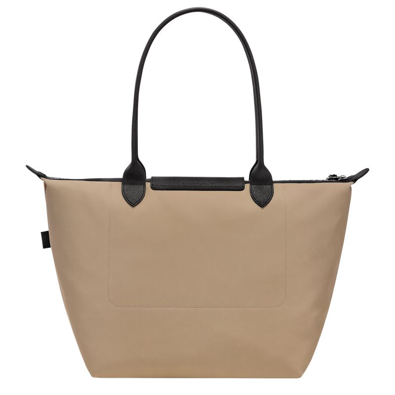 Longchamp Le Pliage Energy L Women Tote Bag Beige | Australia-253LGBUKA