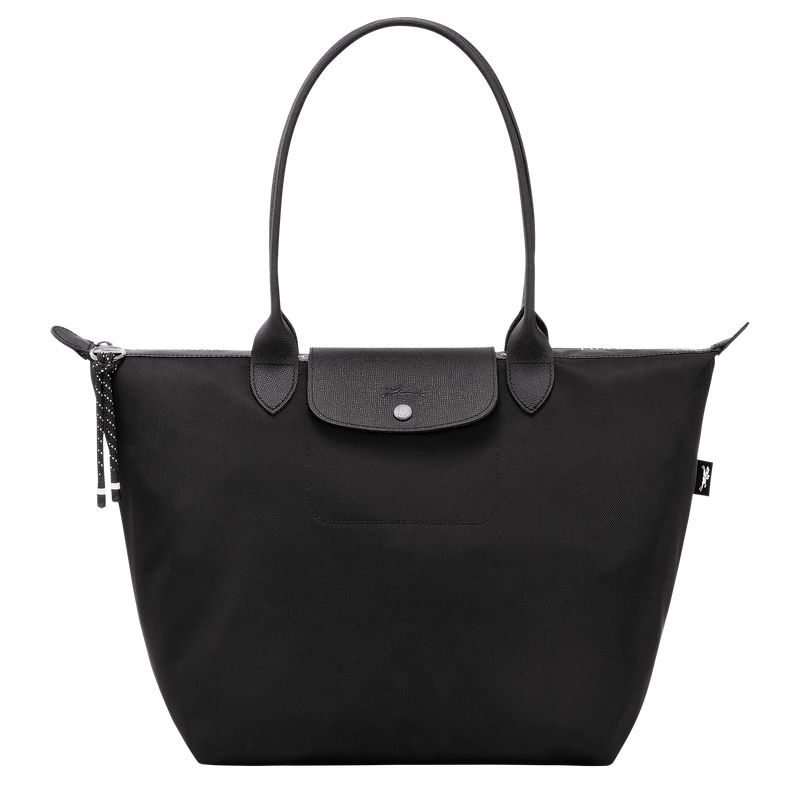 Longchamp Le Pliage Energy L Women Tote Bag Black | Australia-216LHYXRA