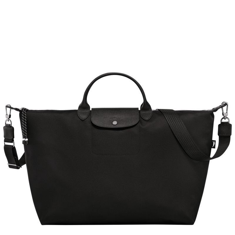 Longchamp Le Pliage Energy L Women Travel Bag Black | Australia-654HRQIZS