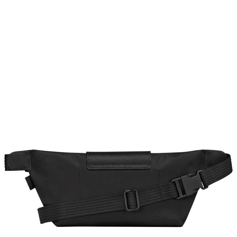 Longchamp Le Pliage Energy M Men Belt Bag Black | Australia-921OQPMBS