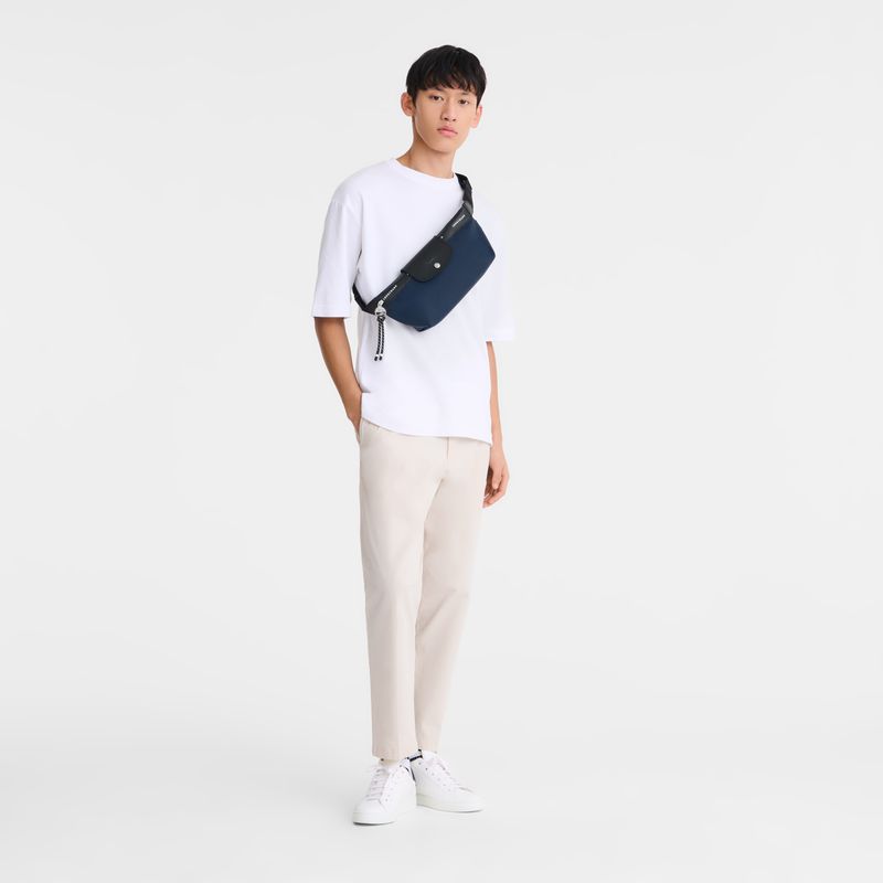 Longchamp Le Pliage Energy M Men Belt Bag Navy | Australia-348SBCWXV