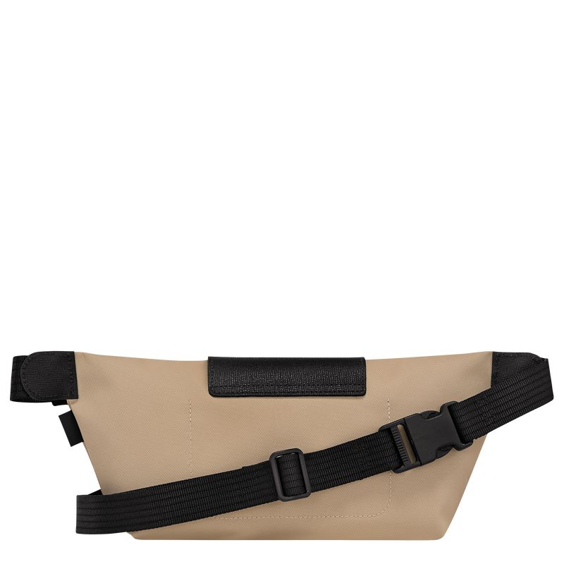 Longchamp Le Pliage Energy M Women Belt Bag Beige | Australia-682XWCSPH
