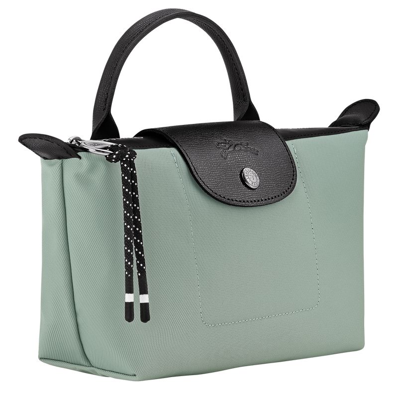 Longchamp Le Pliage Energy Men Pouch Blue Green | Australia-384YAFSRM