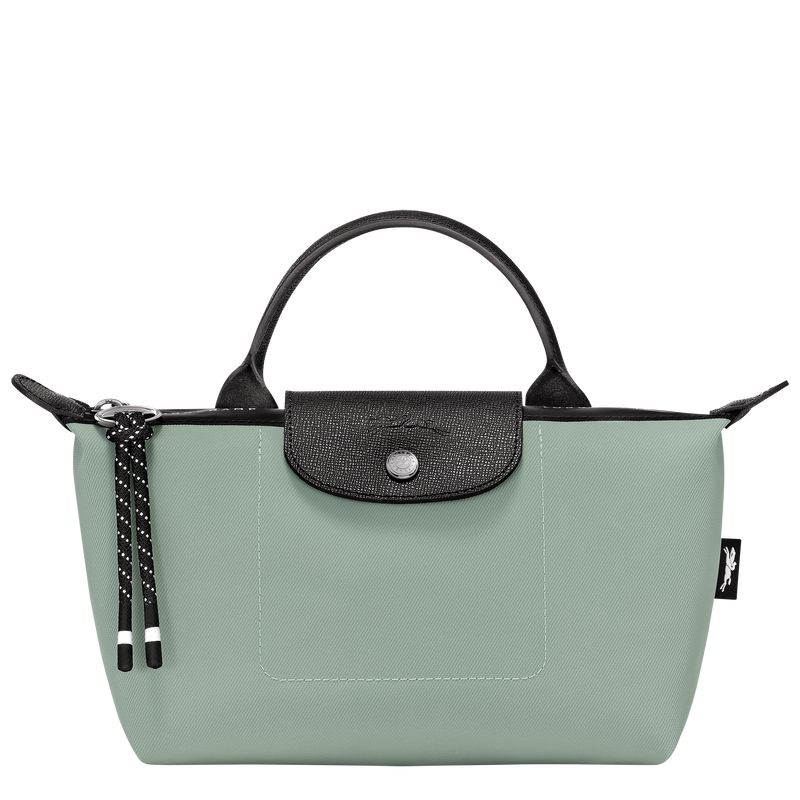 Longchamp Le Pliage Energy Men Pouch Blue Green | Australia-384YAFSRM