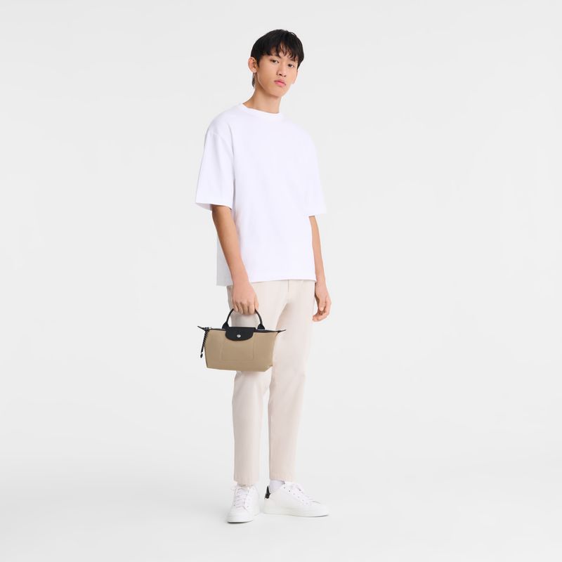 Longchamp Le Pliage Energy Men Pouch Brown | Australia-201GNJQBS