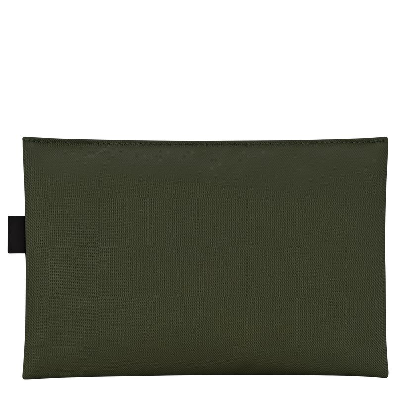 Longchamp Le Pliage Energy Men Pouch Khaki | Australia-529LPISHW