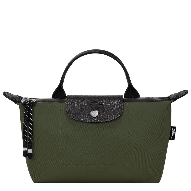 Longchamp Le Pliage Energy Men Pouch Khaki | Australia-680HBXSCV