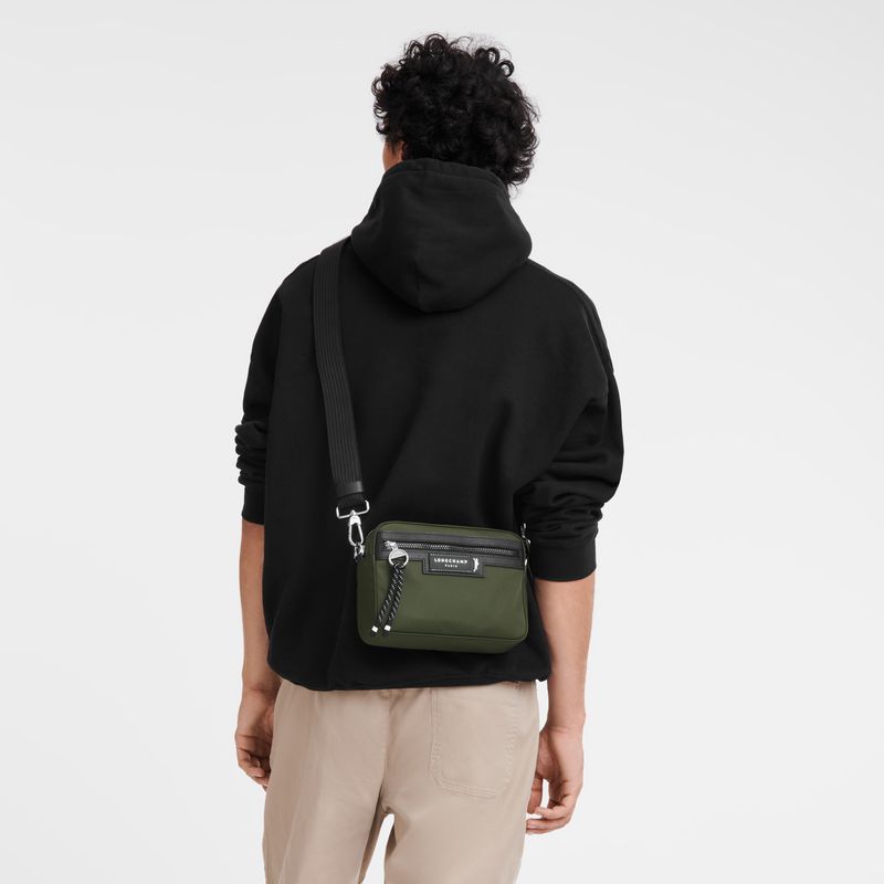Longchamp Le Pliage Energy S Camera Men Crossbody Bag Khaki | Australia-219YLRWNB