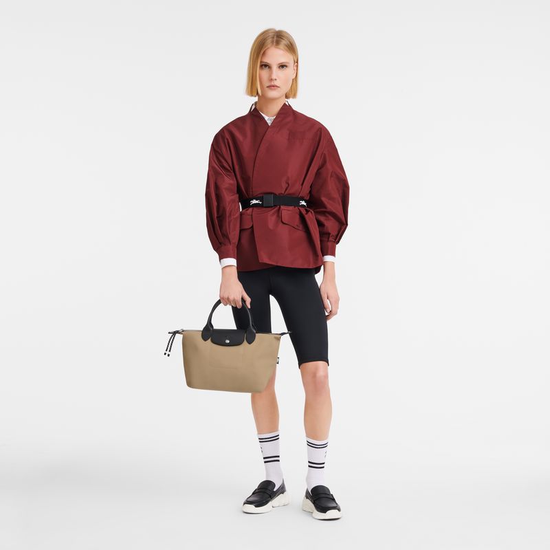 Longchamp Le Pliage Energy S Men Handbag Khaki | Australia-985DVCSQX