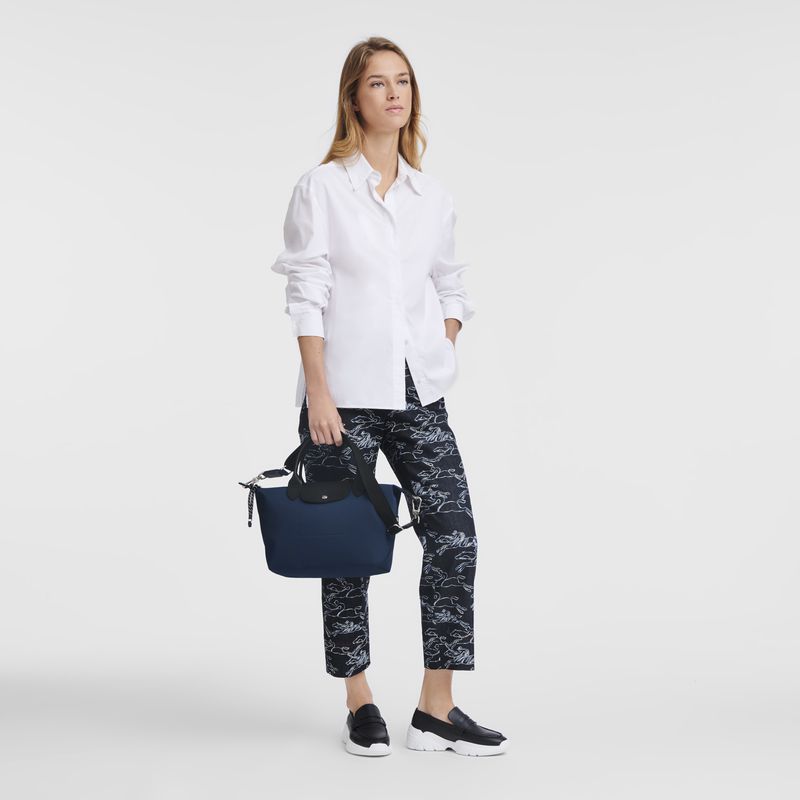 Longchamp Le Pliage Energy S Men Handbag Navy | Australia-102RNGKQS