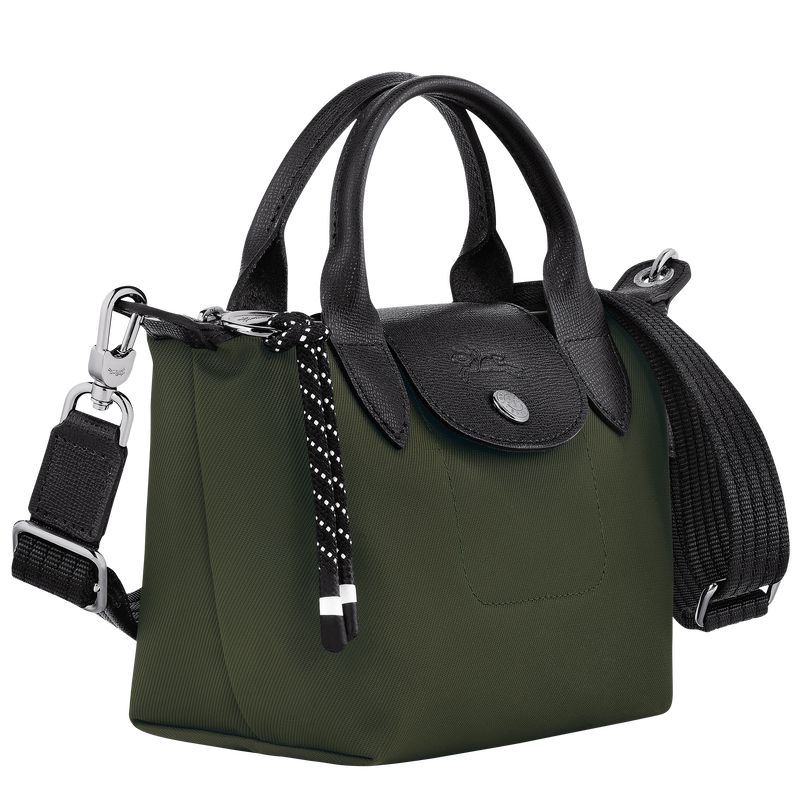 Longchamp Le Pliage Energy Xs Men Handbag Khaki | Australia-587NVQCOY