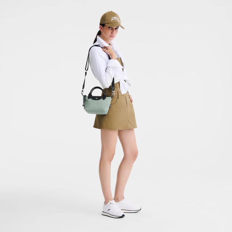 Longchamp Le Pliage Energy Xs Women Handbag Blue Green | Australia-927SUTIRD