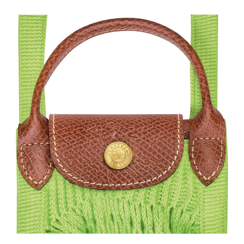 Longchamp Le Pliage Filet Xs Women Mesh Bag Light Green | Australia-495CNQDBA