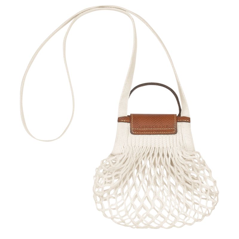 Longchamp Le Pliage Filet Xs Women Mesh Bag Cream | Australia-923NPDEZB