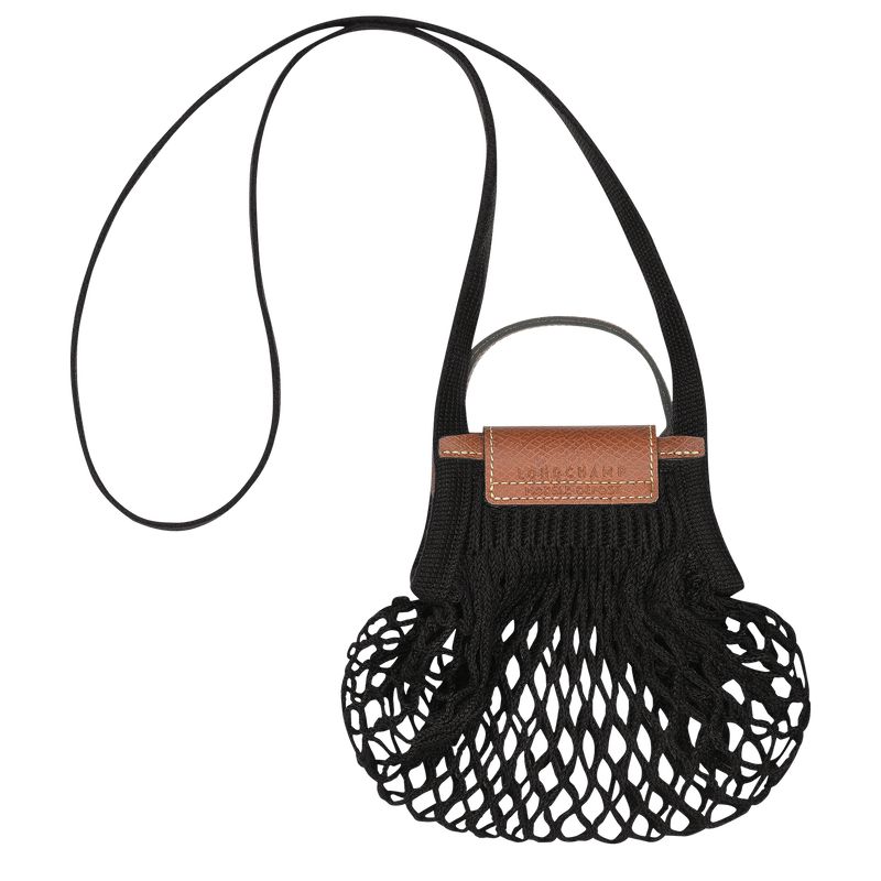 Longchamp Le Pliage Filet Xs Women Mesh Bag Black | Australia-148BRVUPT