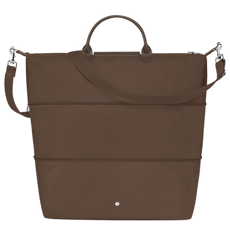 Longchamp Le Pliage Green Expandable Men Travel Bag Dark Brown | Australia-063JSRLEH