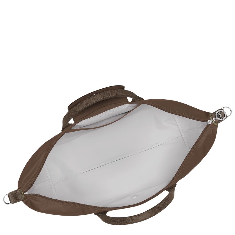 Longchamp Le Pliage Green Expandable Men Travel Bag Dark Brown | Australia-063JSRLEH
