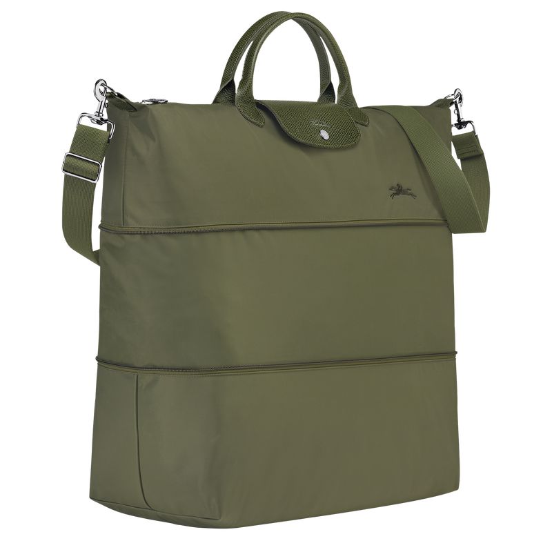 Longchamp Le Pliage Green Expandable Men Travel Bag Dark Green | Australia-923KUTLCH