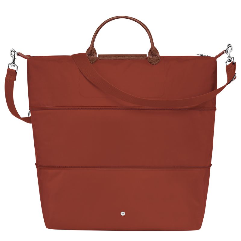 Longchamp Le Pliage Green Expandable Men Travel Bag Brown | Australia-469DBHQRG