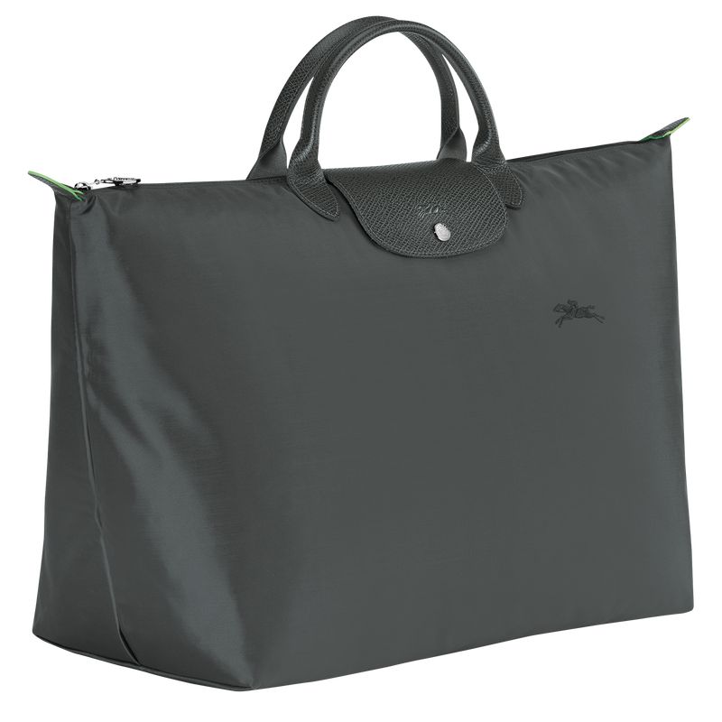 Longchamp Le Pliage Green L Men Travel Bag Dark Grey | Australia-365NHCDJY