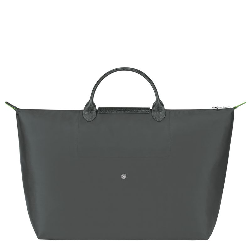 Longchamp Le Pliage Green L Men Travel Bag Dark Grey | Australia-365NHCDJY