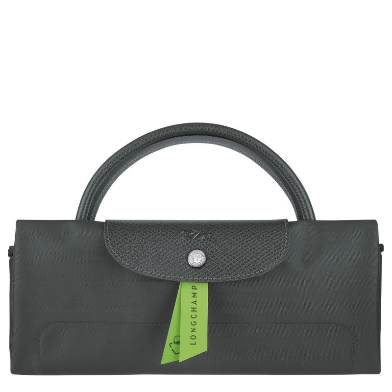 Longchamp Le Pliage Green L Men Travel Bag Dark Grey | Australia-365NHCDJY