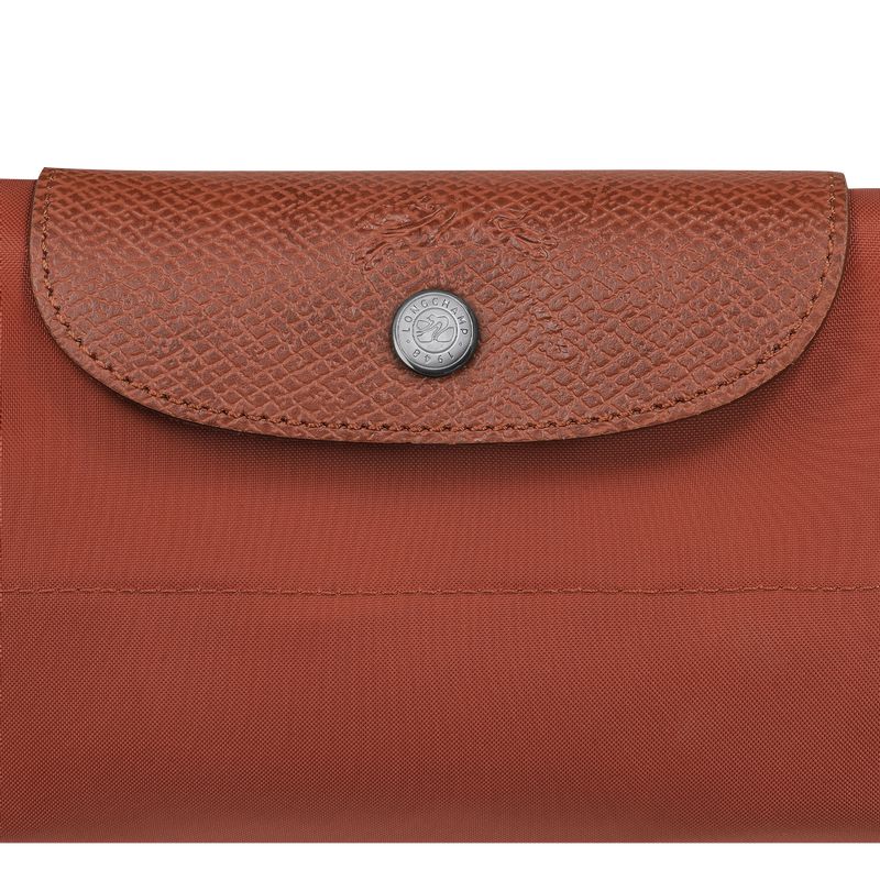 Longchamp Le Pliage Green L Men Travel Bag Brown | Australia-954XQNHBG