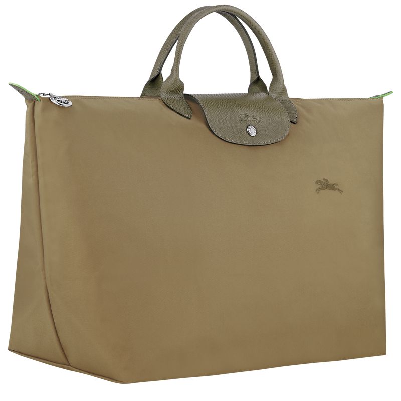 Longchamp Le Pliage Green L Men Travel Bag Olive | Australia-267RCWSQU