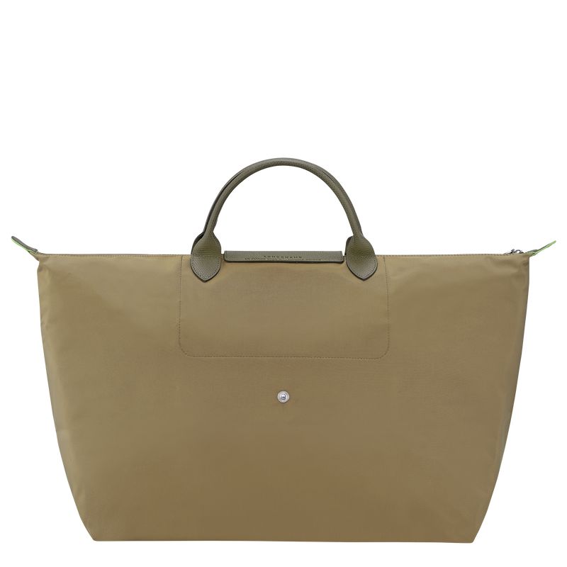 Longchamp Le Pliage Green L Men Travel Bag Olive | Australia-267RCWSQU