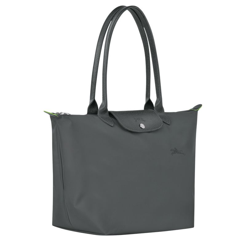 Longchamp Le Pliage Green L Women Tote Bag Deep Grey | Australia-356WRIQCL