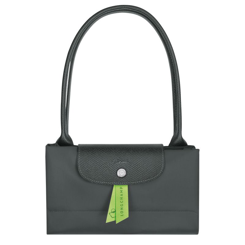 Longchamp Le Pliage Green L Women Tote Bag Deep Grey | Australia-356WRIQCL
