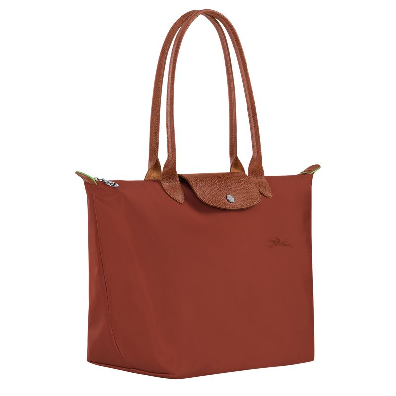 Longchamp Le Pliage Green L Women Tote Bag Brown | Australia-743YFOVUW