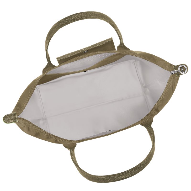 Longchamp Le Pliage Green L Women Tote Bag Olive | Australia-970UNZTFC