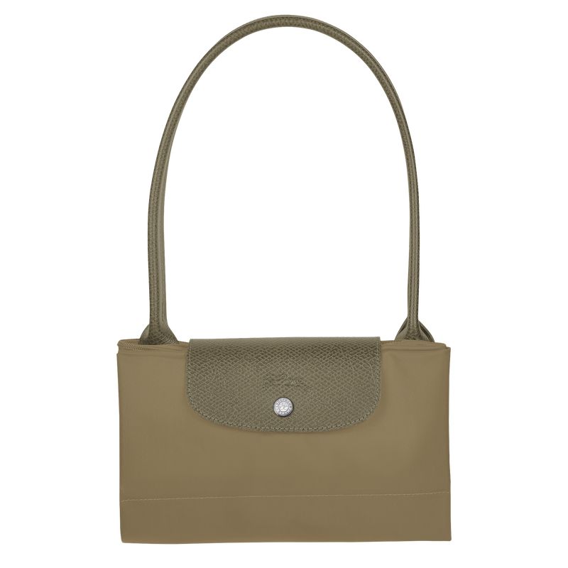 Longchamp Le Pliage Green L Women Tote Bag Olive | Australia-970UNZTFC